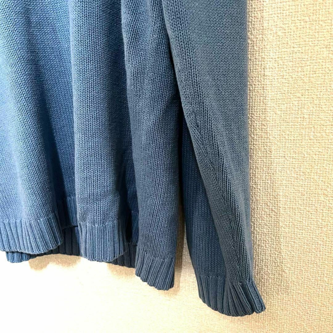 CHAPS(チャップス)のCHAPS  セーター ニット 長袖　メンズ　Lサイズ　水色 メンズのトップス(ニット/セーター)の商品写真