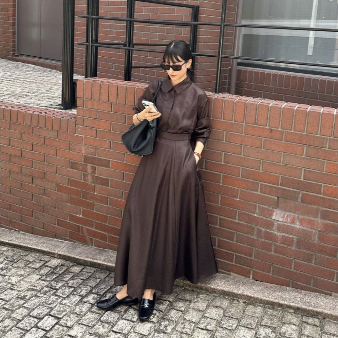 CLANE(クラネ)のCLANE CHINTZ LENO CLOTH ONEPIECE レディースのワンピース(ロングワンピース/マキシワンピース)の商品写真