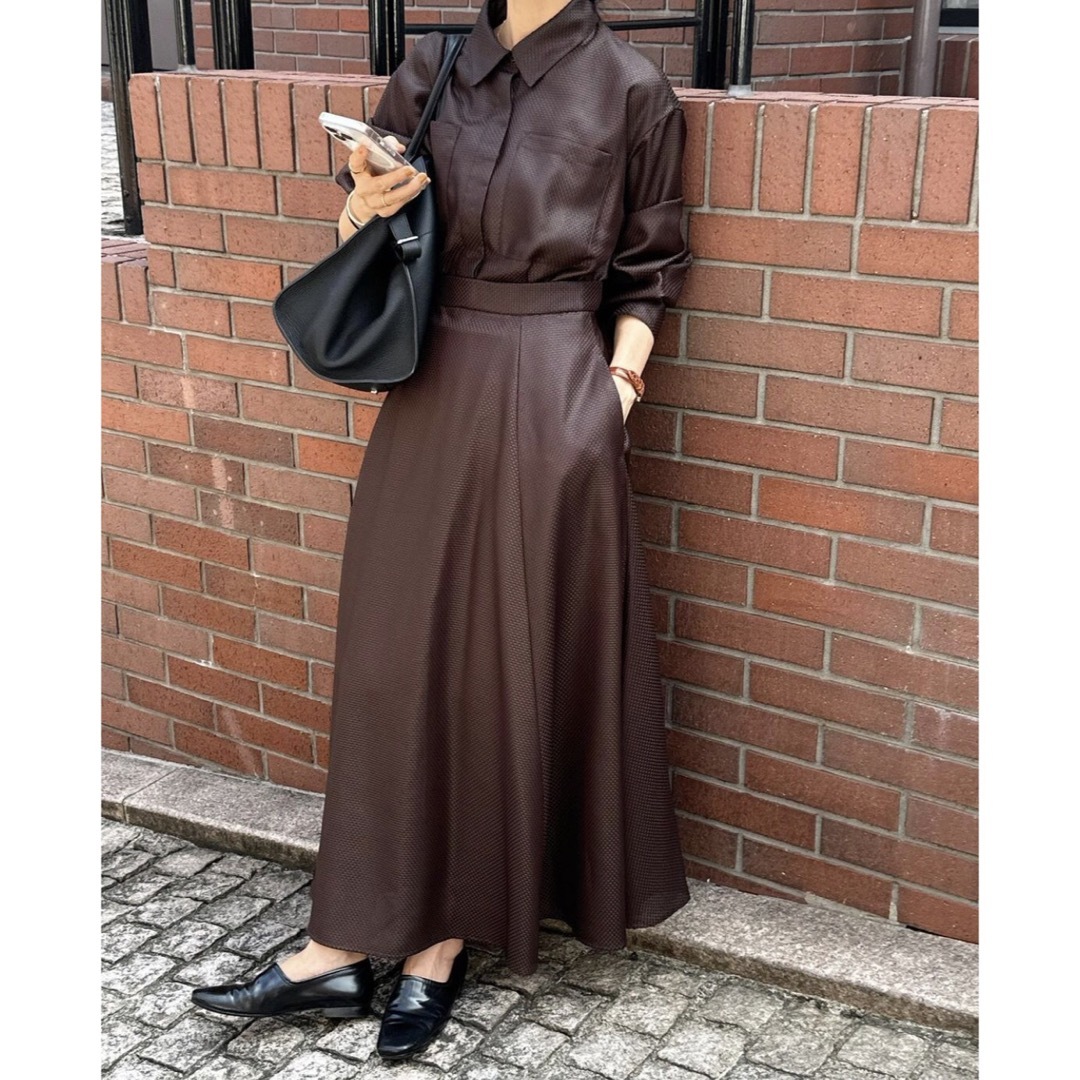 CLANE(クラネ)のCLANE CHINTZ LENO CLOTH ONEPIECE レディースのワンピース(ロングワンピース/マキシワンピース)の商品写真