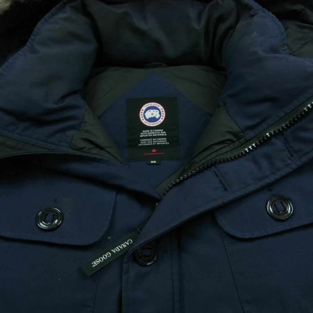 CANADA GOOSE(カナダグース)のCANADA GOOSE カナダグース 2301JM 国内正規品 サザビーリーグ RUSSELL PARKA ラッセル パーカ ダウン ジャケット ダークネイビー系 M【中古】 メンズのジャケット/アウター(ダウンジャケット)の商品写真