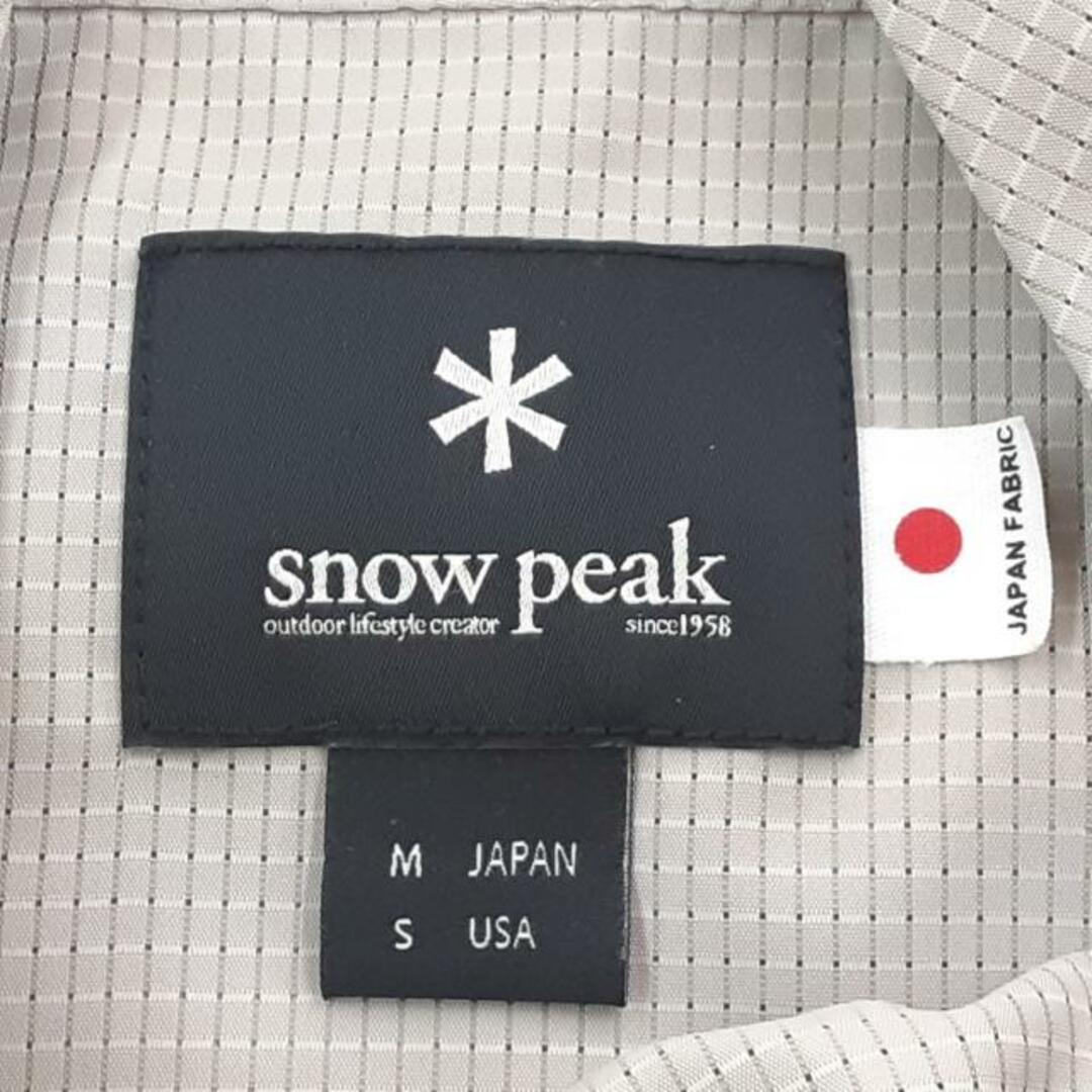 Snow Peak(スノーピーク)のスノーピーク 半袖カットソー サイズM美品  メンズのトップス(Tシャツ/カットソー(半袖/袖なし))の商品写真