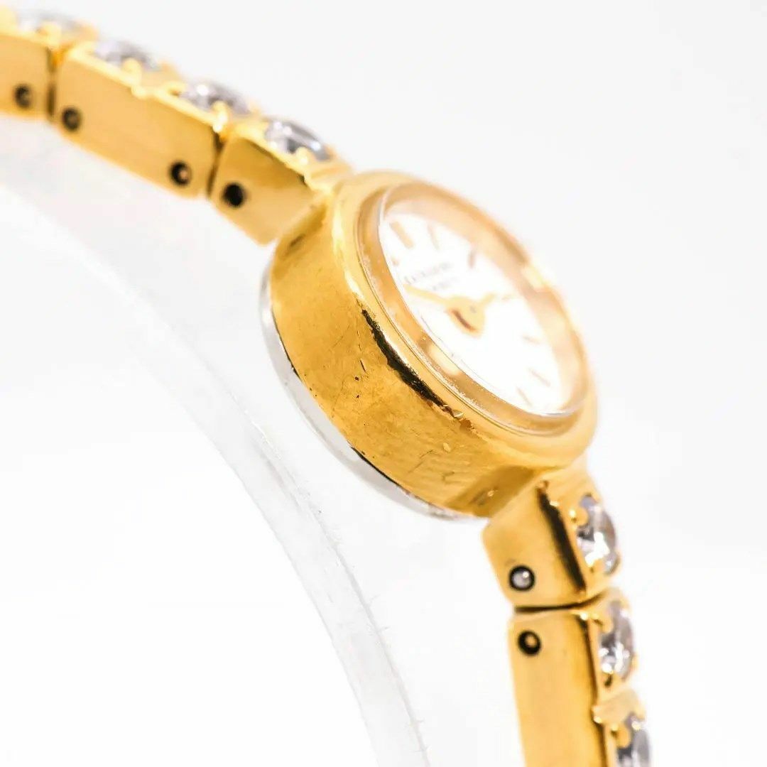 KATHARINE HAMNETT(キャサリンハムネット)の《人気》キャサリンハムネット 腕時計 ホワイト バングル ストーン ジュエリーn レディースのファッション小物(腕時計)の商品写真