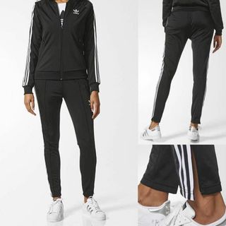 レディース新品　adidas　オリジナルスパンツ　BLACK　2枚セット