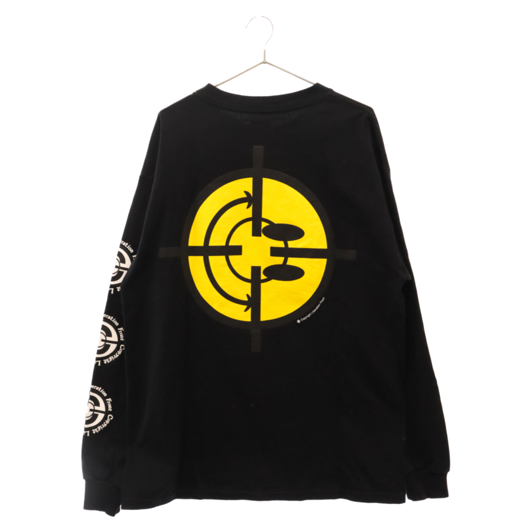 LADY MADE(レディメイド)のREADY MADE レディメイド 22SS TARGET LS TEE ターゲットロングスリーブTシャツ プリント長袖カットソー ブラック RE-CO-BK-00-00-203 メンズのトップス(Tシャツ/カットソー(七分/長袖))の商品写真