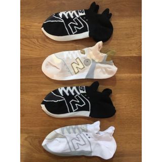 ニューバランス(New Balance)の新品ニューバランスnew balanceレディースソックス靴下4足セット1184(ソックス)