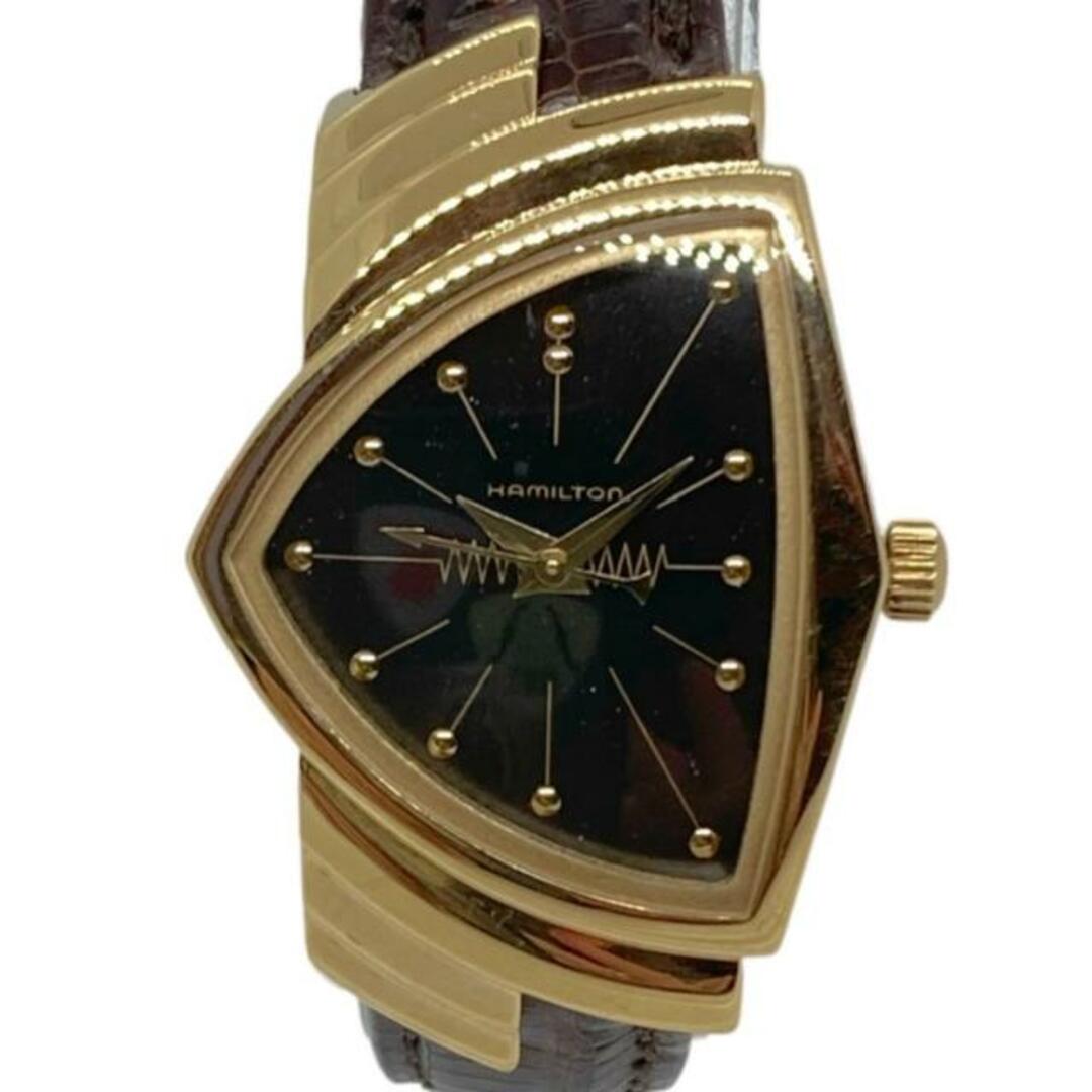 ハミルトン 腕時計美品  ベンチュラ 黒腕時計