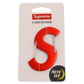 シュプリーム(Supreme)のSUPREME シュプリーム 21AW Nite Ize S Logo Keychain ナイトアイズ Sロゴキーチェーン カラビナ レッド(その他)