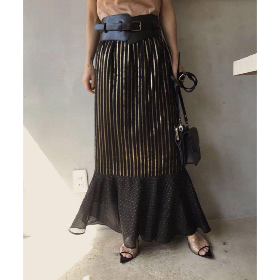 Ameri  　　　ベルト付♥BIG WAIST BELT SKIRT