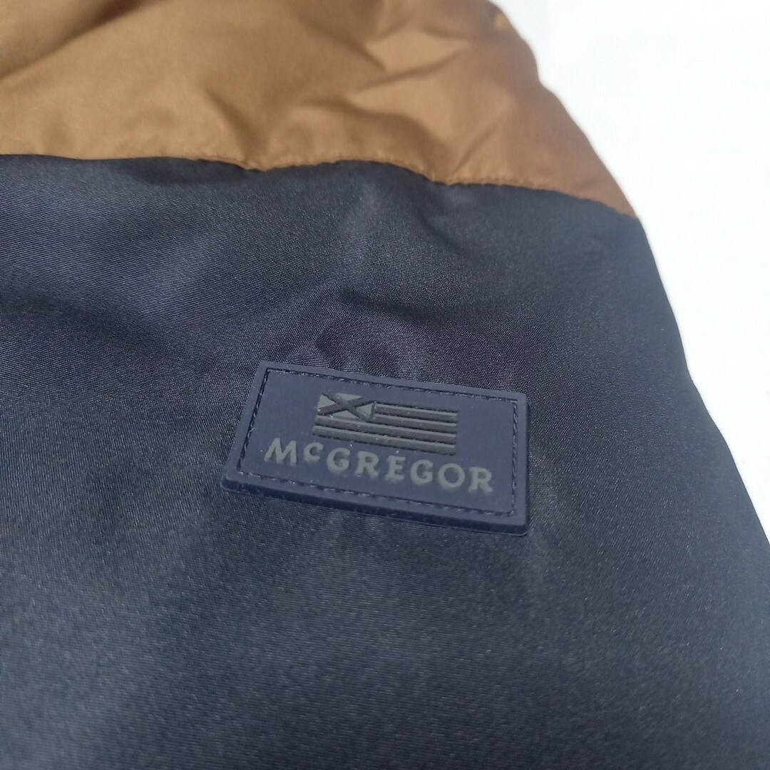 McGREGOR(マックレガー)のMcGREGORフード付ダウンジャケット茶黒L新品未使用 メンズのジャケット/アウター(ダウンジャケット)の商品写真