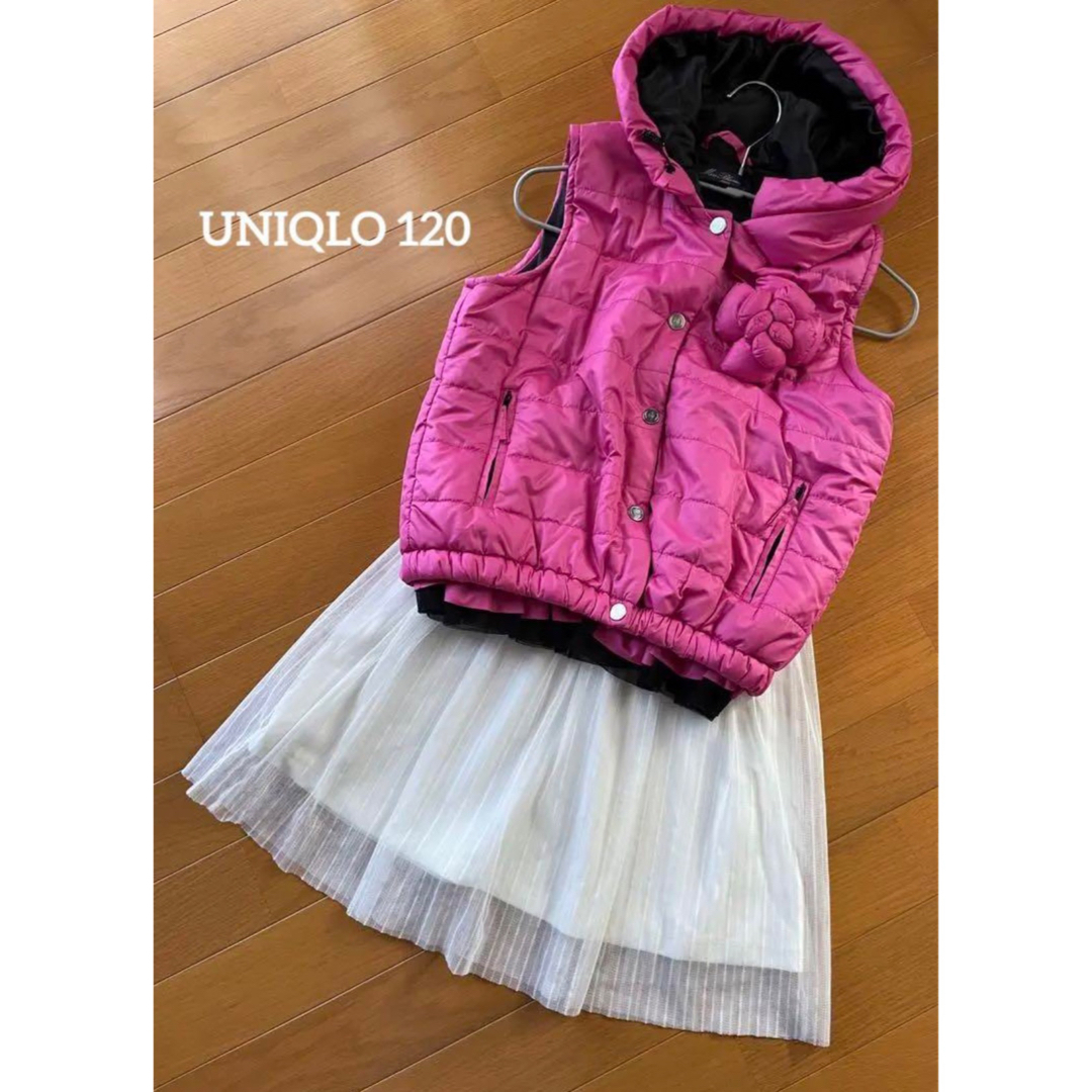 UNIQLO(ユニクロ)のUNIQLO   GIRLS チュールスカート　120 キッズ/ベビー/マタニティのキッズ服女の子用(90cm~)(スカート)の商品写真