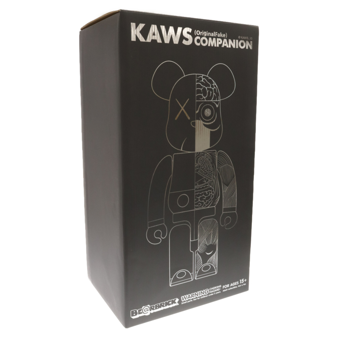 MEDICOM TOY(メディコムトイ)のMEDICOM TOY メディコムトイ ×KAWS BE＠BRICK Original Fake Companion GREY 1000% カウズ ベアブリック オリジナルフェイク 人体模型 フィギュア 人形 グレー エンタメ/ホビーのフィギュア(その他)の商品写真