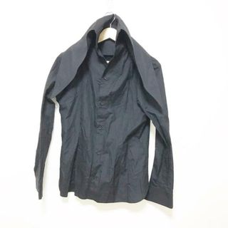 ヨウジヤマモト(Yohji Yamamoto)のヨウジヤマモト 長袖シャツ レディース 黒(シャツ/ブラウス(長袖/七分))