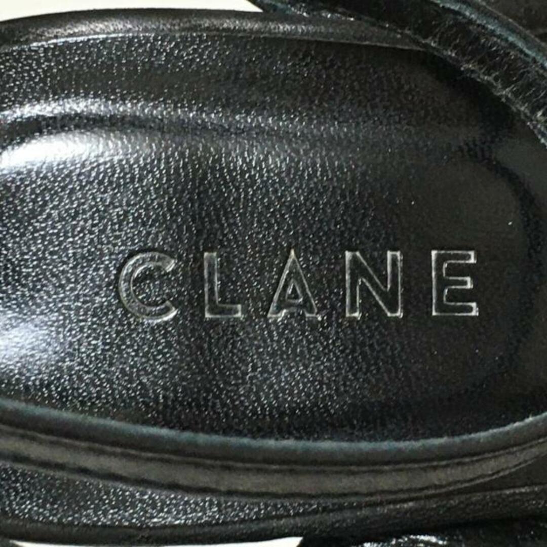 CLANE(クラネ)のクラネ サンダル 38 レディース 黒 レザー レディースの靴/シューズ(サンダル)の商品写真