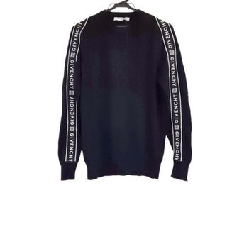 高級　美品　希少GIVENCHY  カシミヤ100% ニットセーター 紺