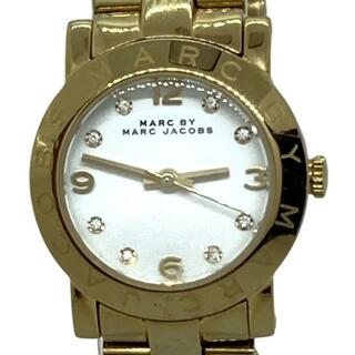 マークバイマークジェイコブス(MARC BY MARC JACOBS)のマークジェイコブス 腕時計 MBM3057 白(腕時計)
