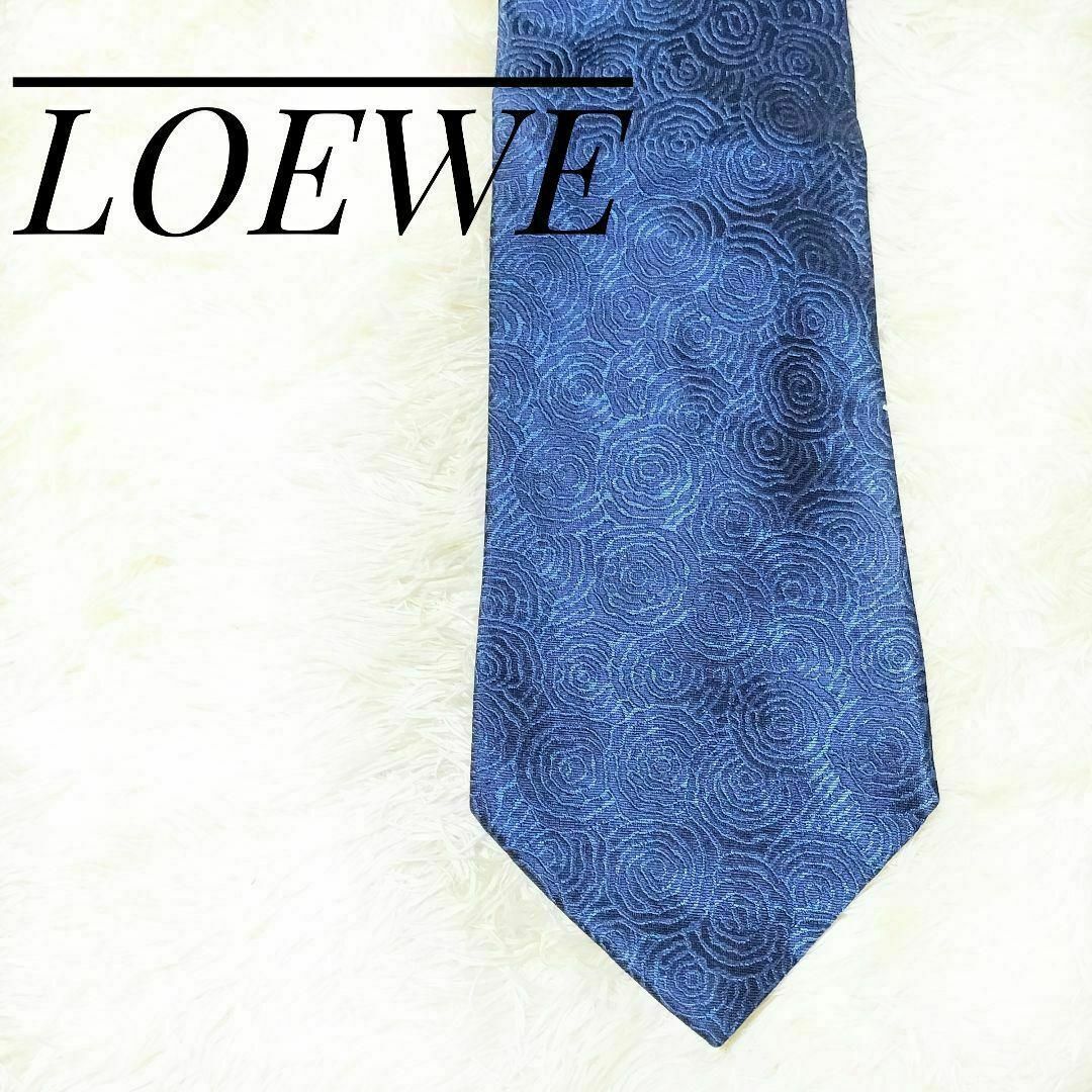 ファッション小物ロエベ ネクタイ シルク100% メンズ バラ A-28003861 loewe