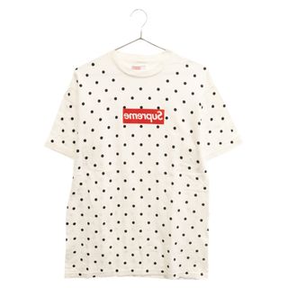 シュプリーム(Supreme)のSUPREME シュプリーム 12SS×COMME des GARCONS SHIRT Box Logo Tee×コムデギャルソンコラボ ドットミラーボックスロゴ半袖Tシャツ ホワイト(Tシャツ/カットソー(半袖/袖なし))