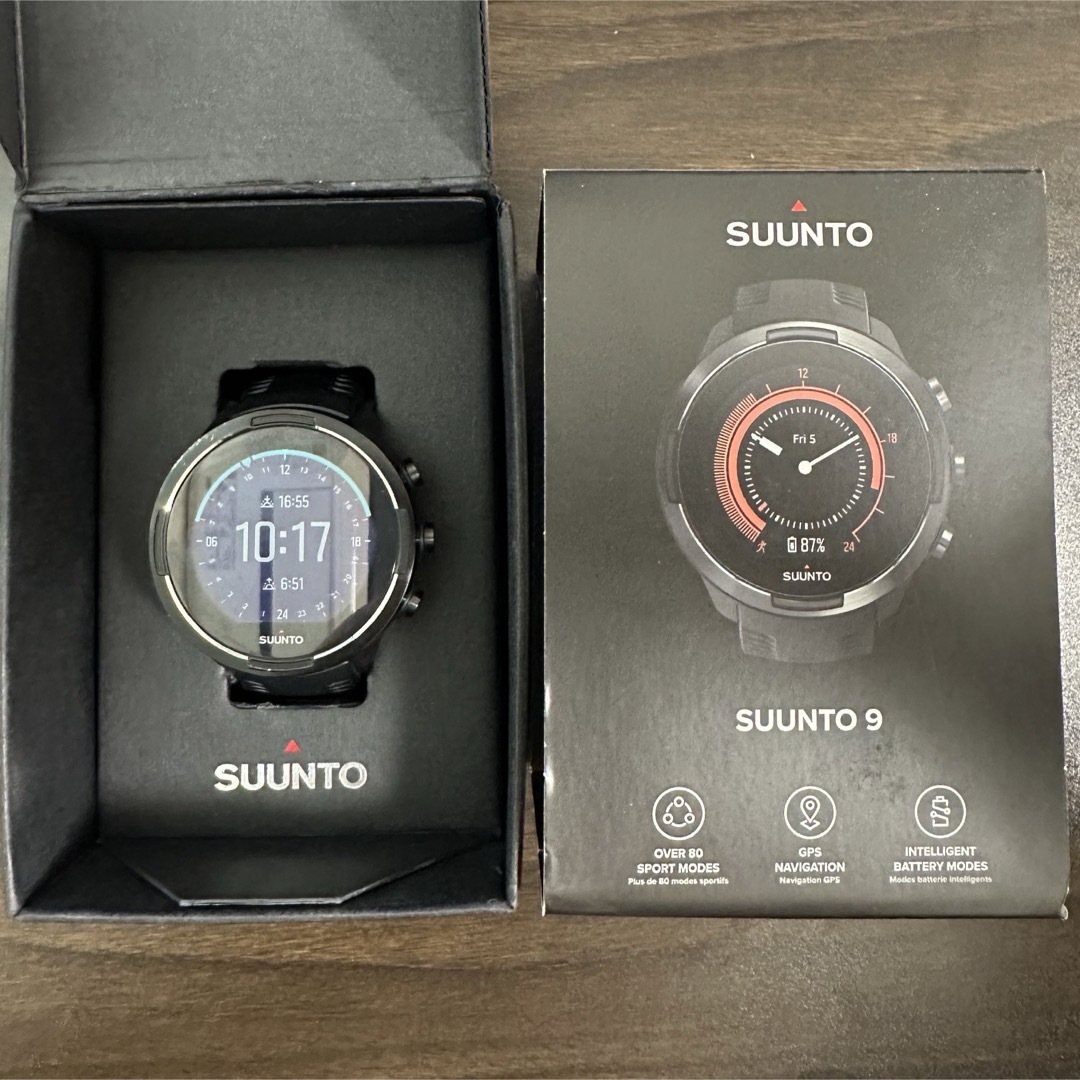 SUUNTO 9 BARO BLACK /ランニングGPSウォッチスポーツアウトドア