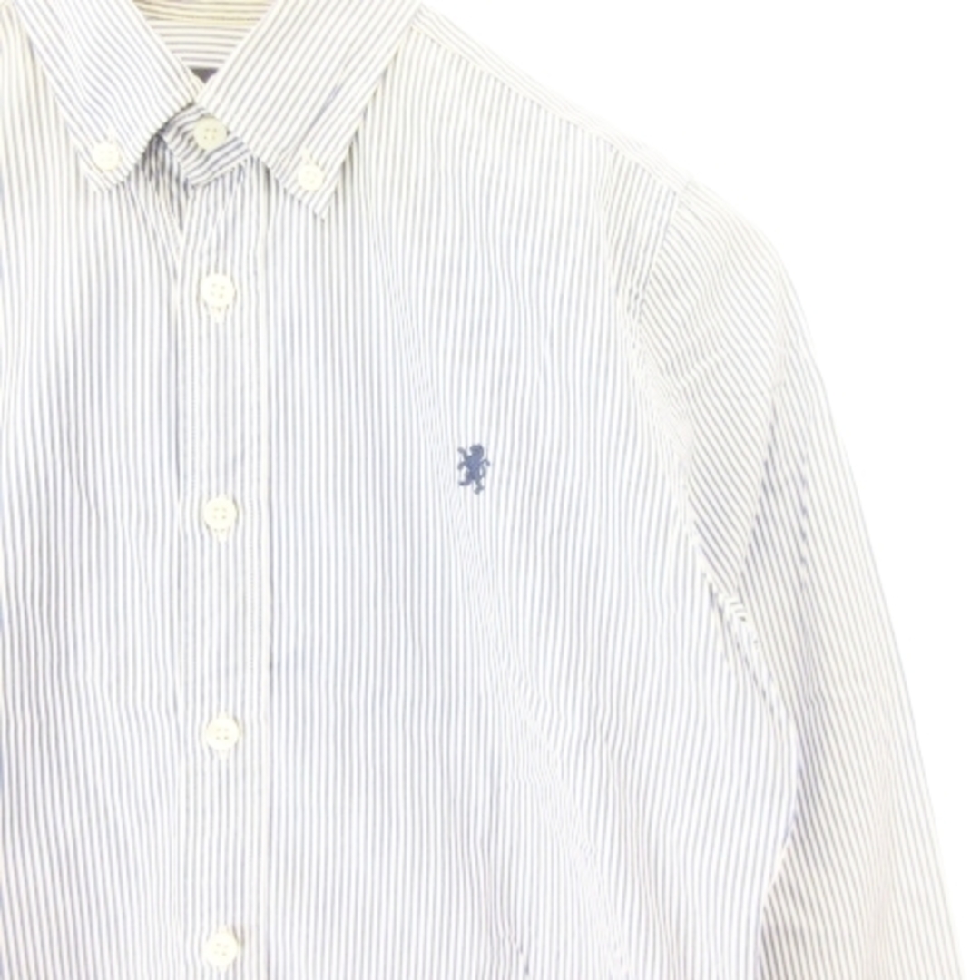 GYMPHLEX(ジムフレックス)のジムフレックス BDシャツ ボタンダウンシャツ ストライプ 長袖 12 約XS メンズのトップス(シャツ)の商品写真