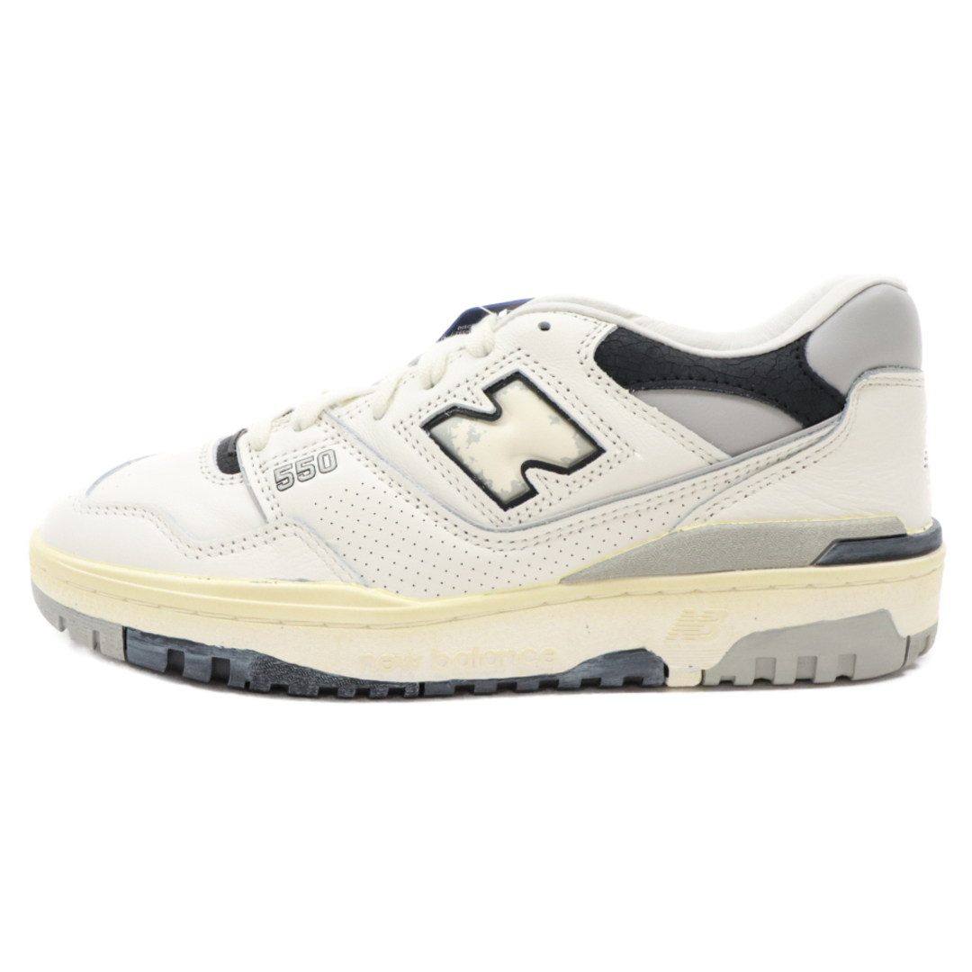 285センチワイズNew Balance ニューバランス BB550VGB Vintage Pack ヴィンテージパック ローカットスニーカー US8.5/26.5cm ホワイト/グレー