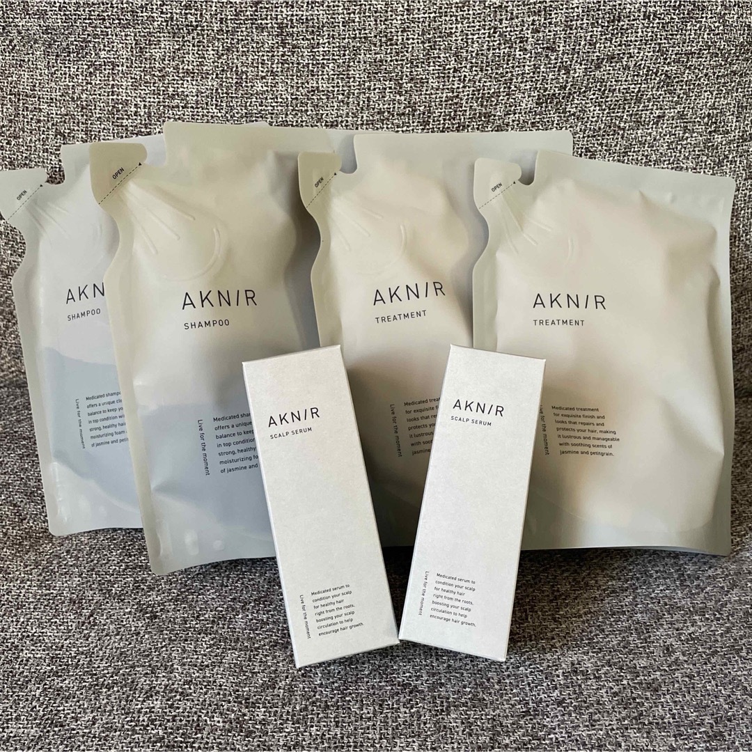Aknir 詰め替え用シャンプー&トリートメント各2袋 ヘアスカルプセラム2本 | フリマアプリ ラクマ Aknir 詰め替え用シャンプー&トリートメント各2袋 ヘアスカルプセラム2本 | フリマアプリ ラクマ