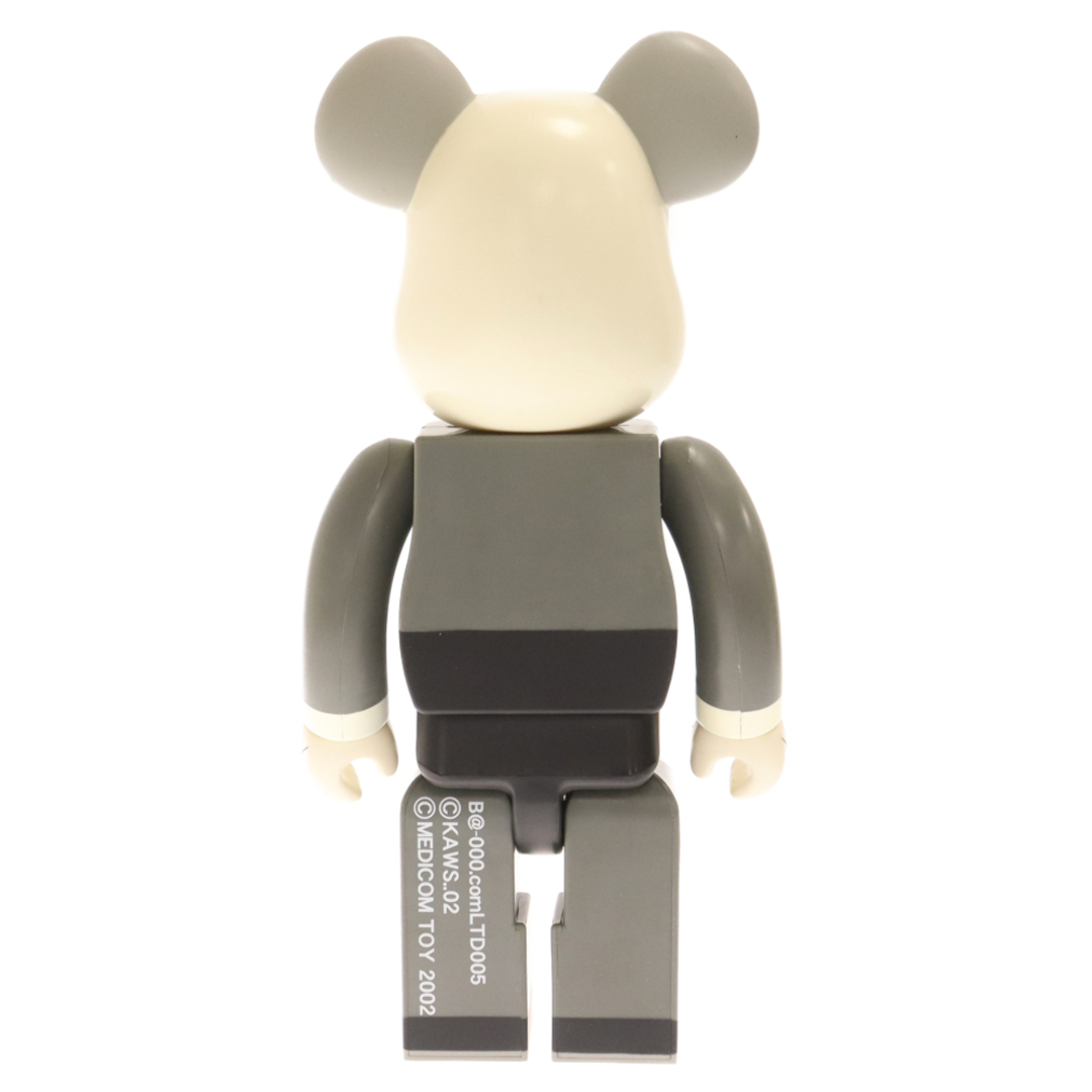 MEDICOM TOY(メディコムトイ)のMEDICOM TOY メディコムトイ ×KAWS カウズ BE@BRICK 400% 2002年 1st ファーストモデル ベアブリック フィギュア 人形 グレー エンタメ/ホビーのフィギュア(その他)の商品写真