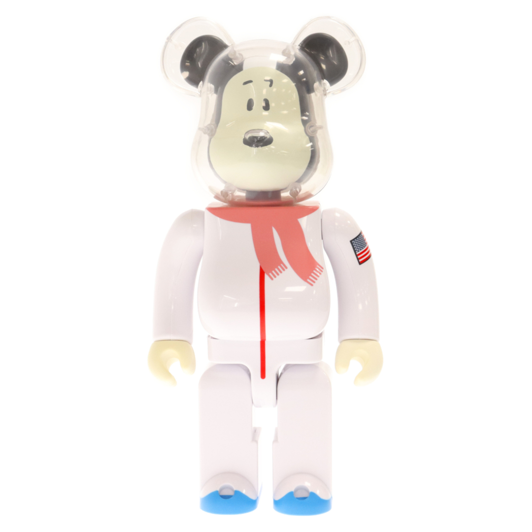 その他MEDICOM TOY メディコムトイ BE@RBRICK PEANUTS ASTRONAUT SNOOPY 400% ベアブリック ピーナッツ アストロノート スヌーピー フィギュア 人形 ホワイト