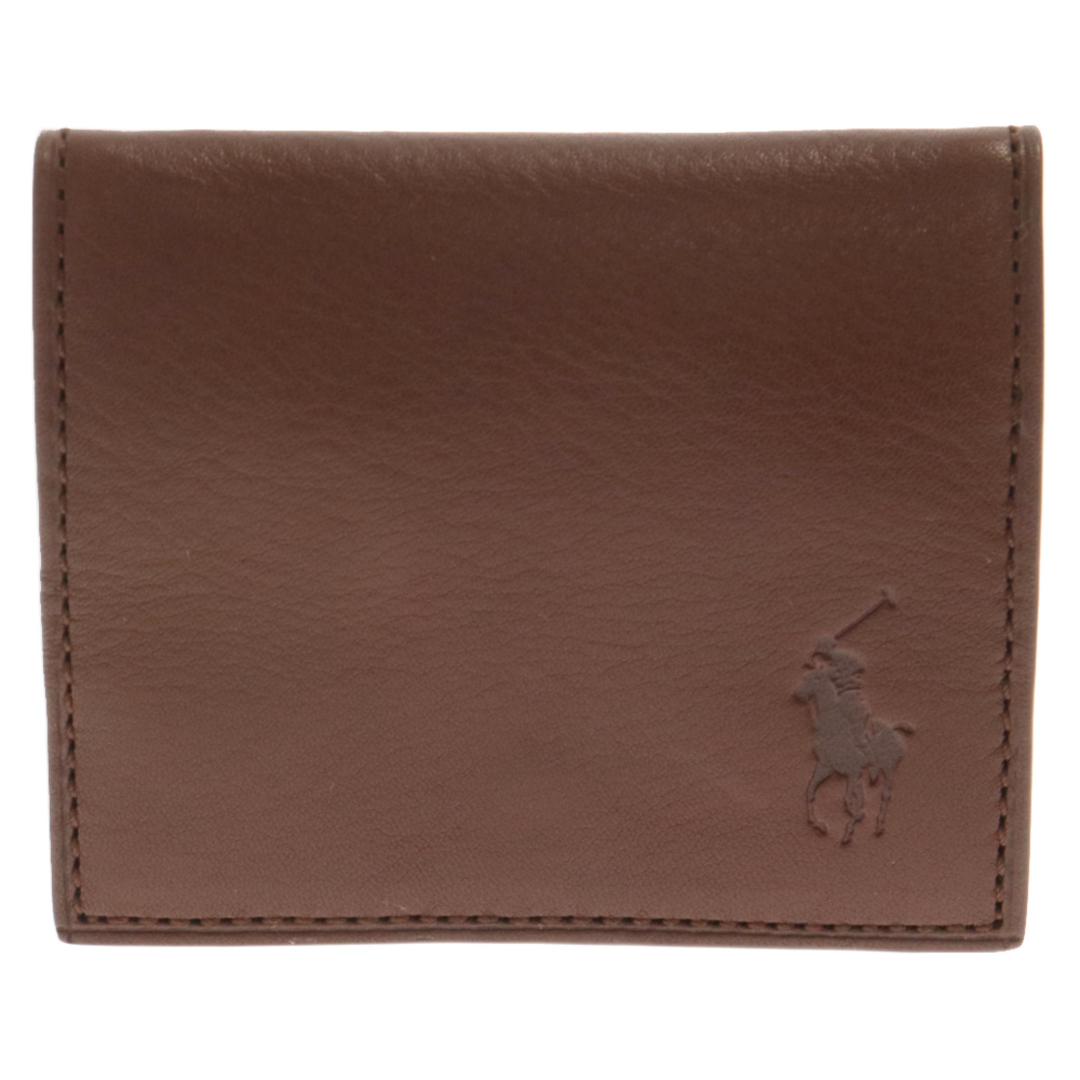 Ralph Lauren(ラルフローレン)のRALPH LAUREN ラルフローレン Burnished Leather Billfold Wallet バーニッシュ レザー ウォレット コインケース メンズのファッション小物(コインケース/小銭入れ)の商品写真