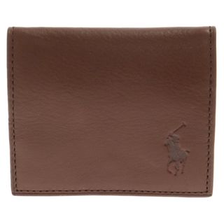 ラルフローレン(Ralph Lauren)のRALPH LAUREN ラルフローレン Burnished Leather Billfold Wallet バーニッシュ レザー ウォレット コインケース(コインケース/小銭入れ)