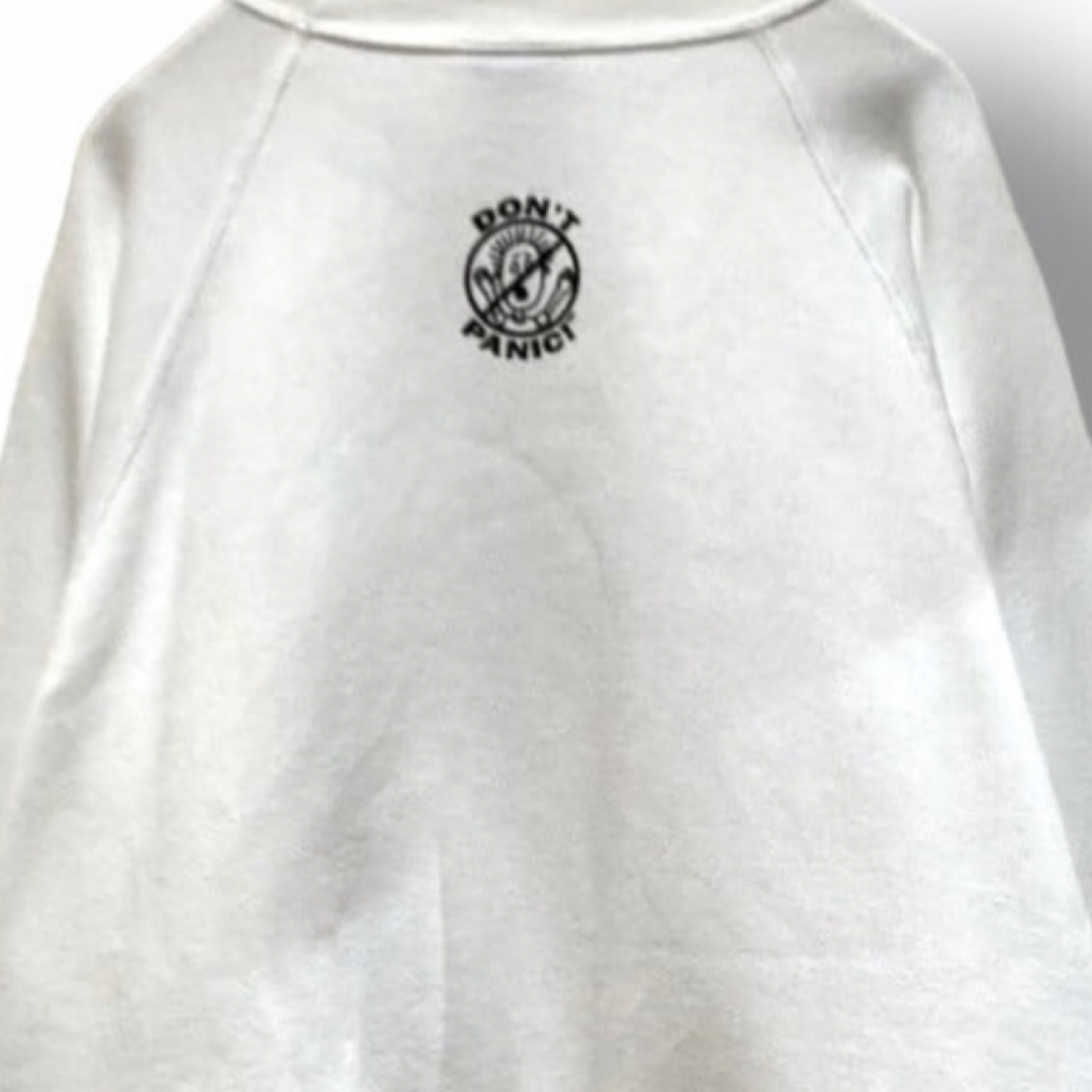 90’s VTG XXL Dont panic white sweatshirt メンズのトップス(スウェット)の商品写真