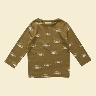 コドモビームス(こども ビームス)のZiwi Baby　長袖Tシャツ　黄金の太陽　1～2Y(シャツ/カットソー)