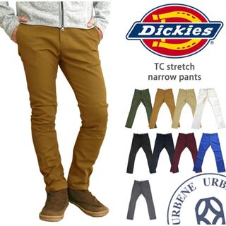 ディッキーズ(Dickies)のDickies ディッキーズ スリムパンツ ワークパンツ ストレッチ テーパード(チノパン)