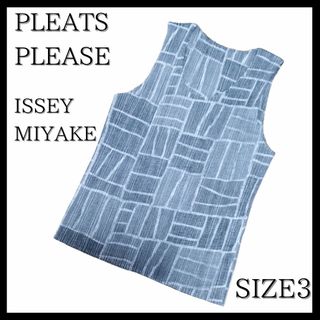 プリーツプリーズイッセイミヤケ(PLEATS PLEASE ISSEY MIYAKE)のイッセイミヤケ プリーツプリーズ ISSEY MIYAKE　ノースリーブ(カットソー(半袖/袖なし))