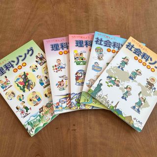 シチダ(七田)のしちだ理科ソング社会ソング5冊セット(語学/参考書)