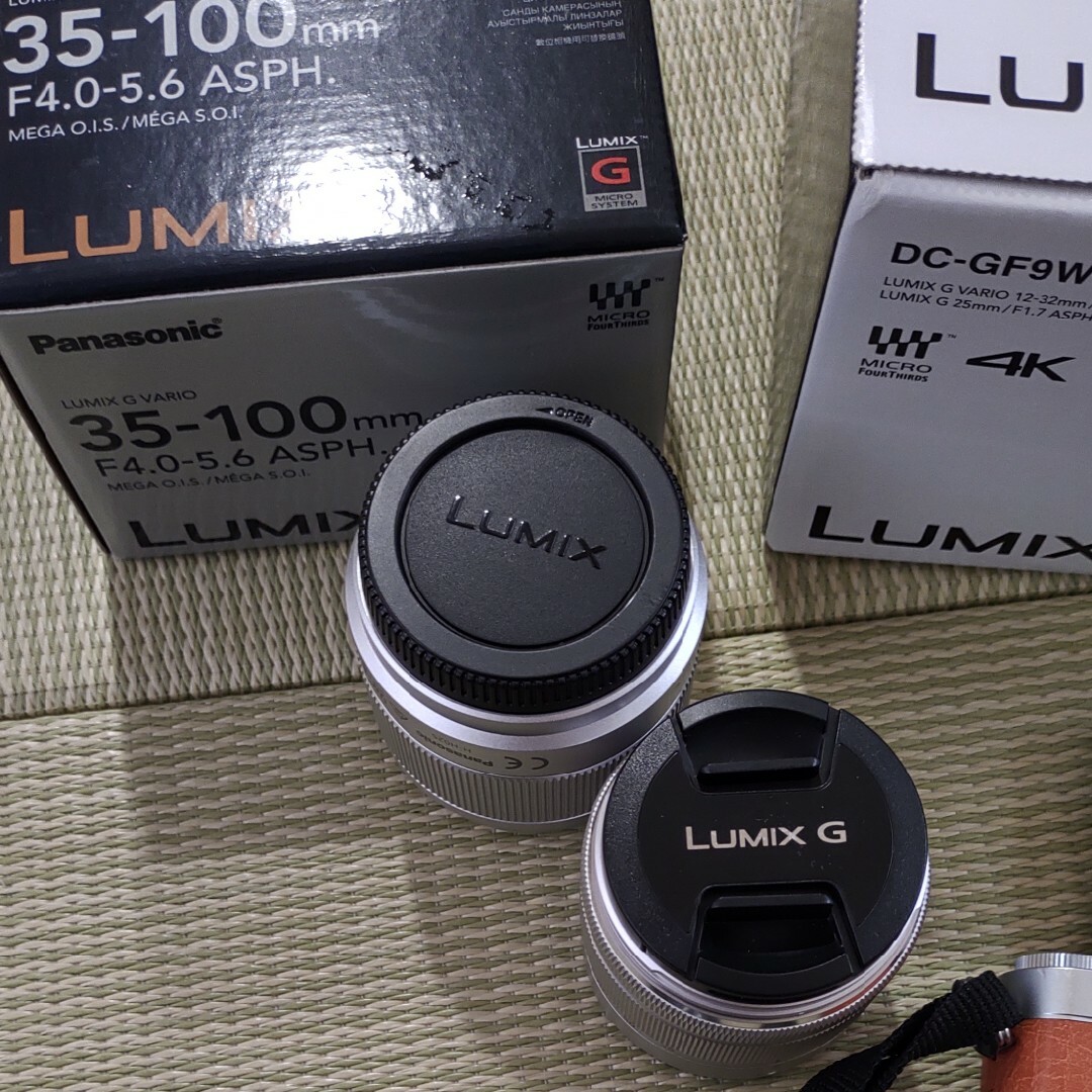 Panasonic(パナソニック)のPanasonic デジタルカメラ LUMIX DC-GF9 DC-GF9W-D スマホ/家電/カメラのカメラ(ミラーレス一眼)の商品写真