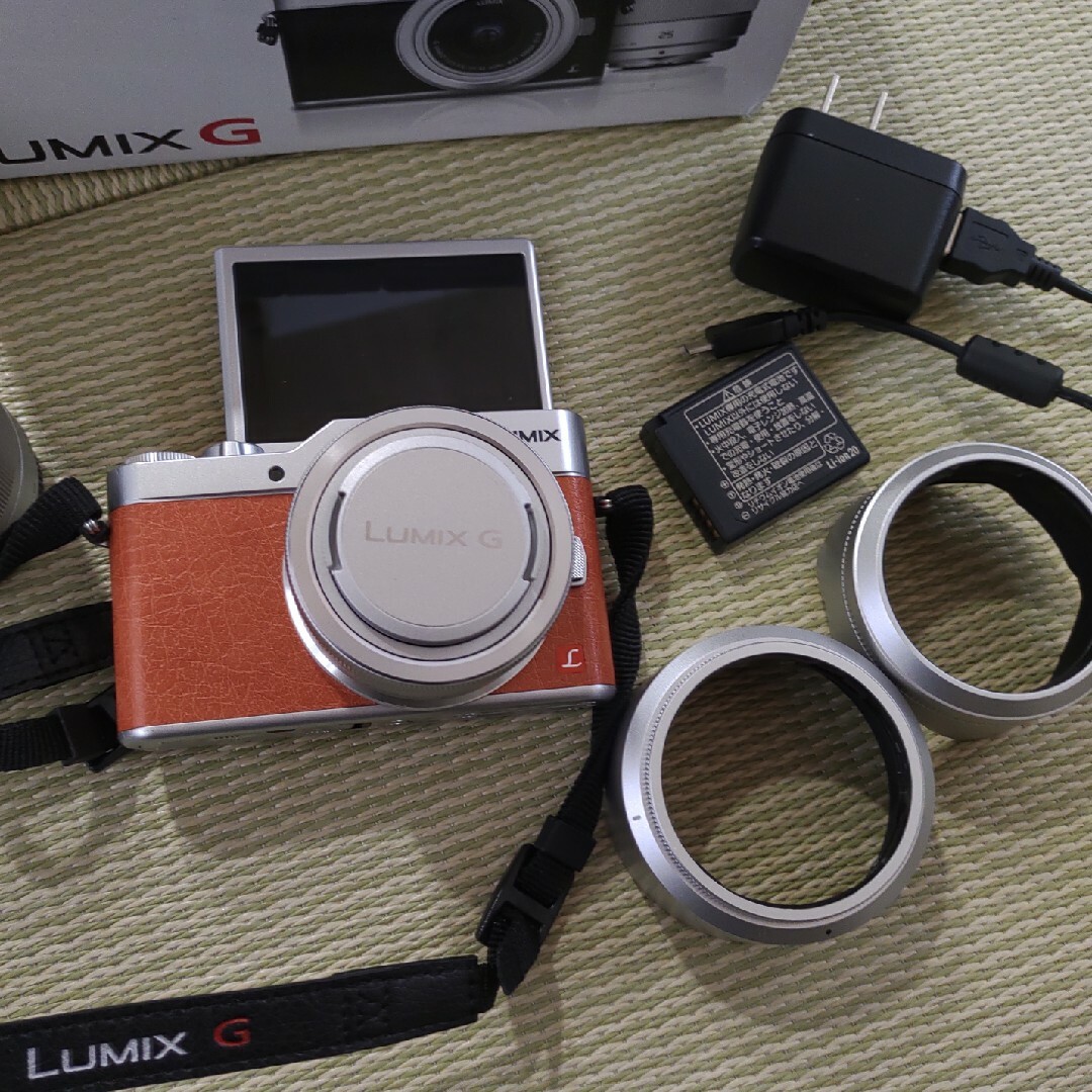 Panasonic(パナソニック)のPanasonic デジタルカメラ LUMIX DC-GF9 DC-GF9W-D スマホ/家電/カメラのカメラ(ミラーレス一眼)の商品写真