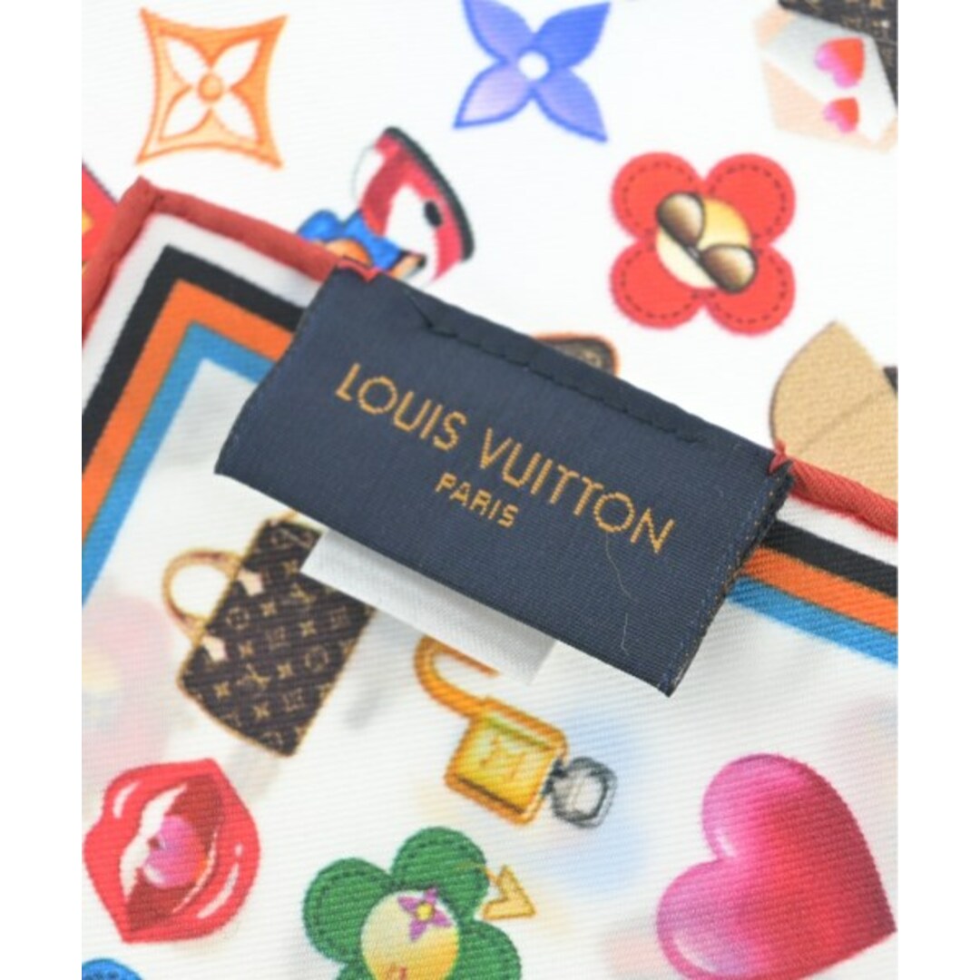 LOUIS VUITTON(ルイヴィトン)のLOUIS VUITTON バンダナ・スカーフ - 白x赤x黄等(総柄) 【古着】【中古】 レディースのファッション小物(バンダナ/スカーフ)の商品写真