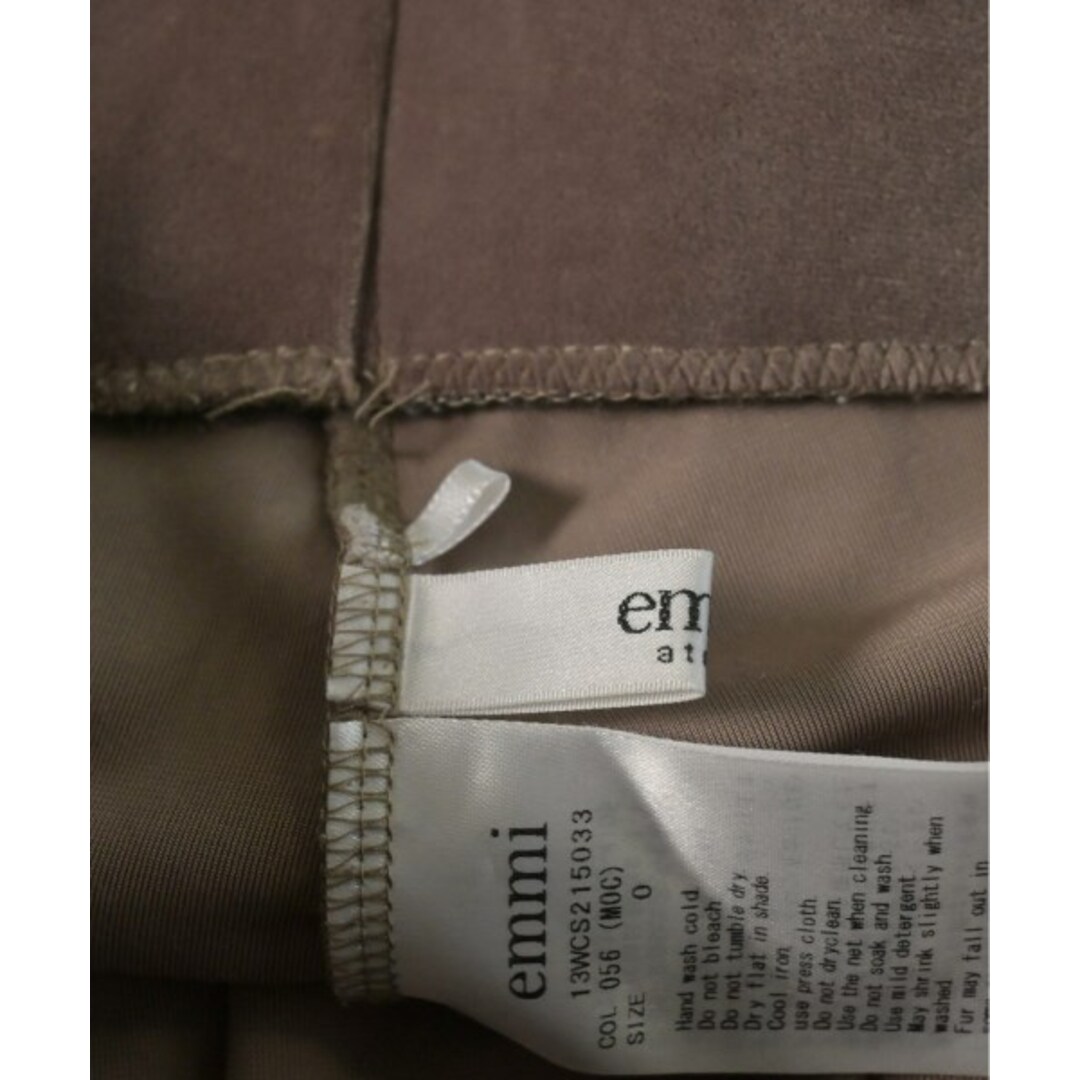 emmi atelier(エミアトリエ)のemmi atelier ロング・マキシ丈スカート 0(XS位) 茶系 【古着】【中古】 レディースのスカート(ロングスカート)の商品写真