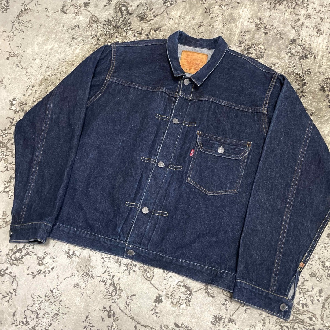 Levi's(リーバイス)の【極上】Levi's "506XX バレンシア" BIGE 44 濃紺 メンズのジャケット/アウター(Gジャン/デニムジャケット)の商品写真