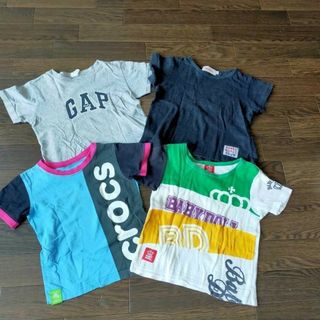 ギャップ(GAP)のTシャツ　半袖　100　男の子　カットソー　4枚　GAP　BABY DOLL(Tシャツ/カットソー)