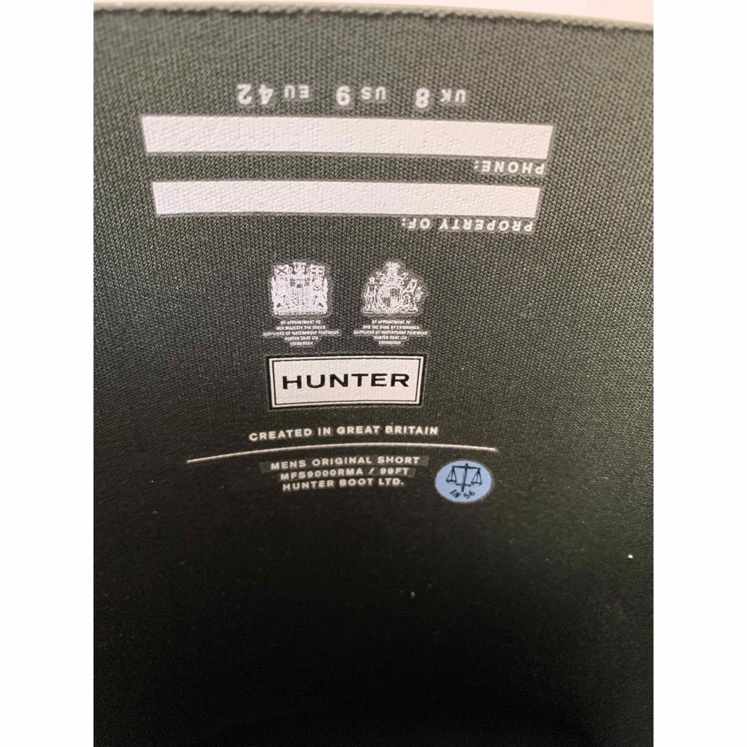 HUNTER(ハンター)のハンター　レインブーツ　新品未使用 メンズの靴/シューズ(長靴/レインシューズ)の商品写真