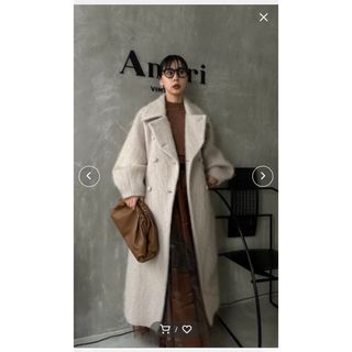 アメリヴィンテージ(Ameri VINTAGE)のアメリヴィンテージ　DEFORMATION COLLAR SHAGGY COAT(ロングコート)