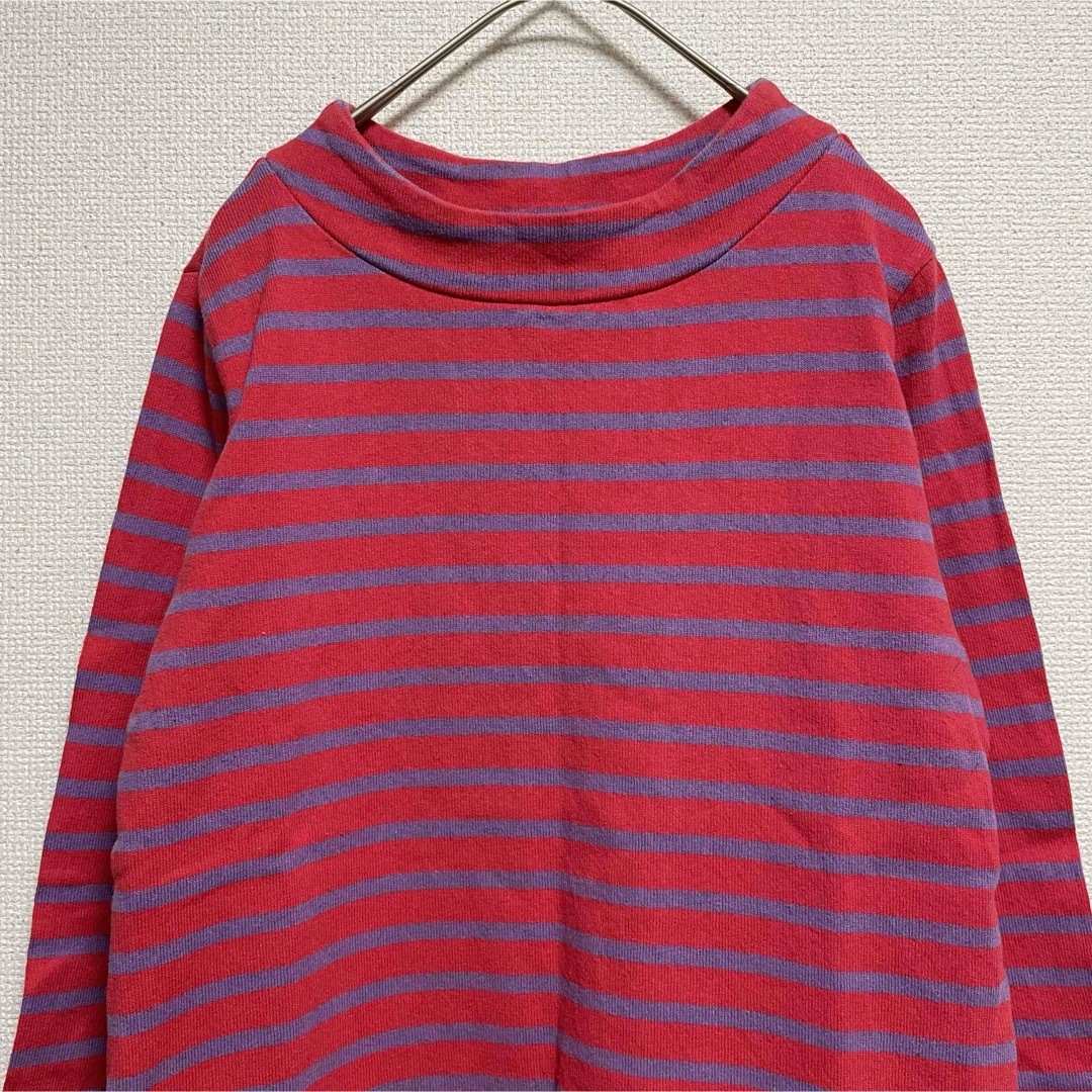 Dot&Stripes CHILDWOMAN(ドットアンドストライプスチャイルドウーマン)の【Dot&Stripes CHILDWOMAN】空防系ボーダー裾スカラップワンピ レディースのワンピース(ひざ丈ワンピース)の商品写真