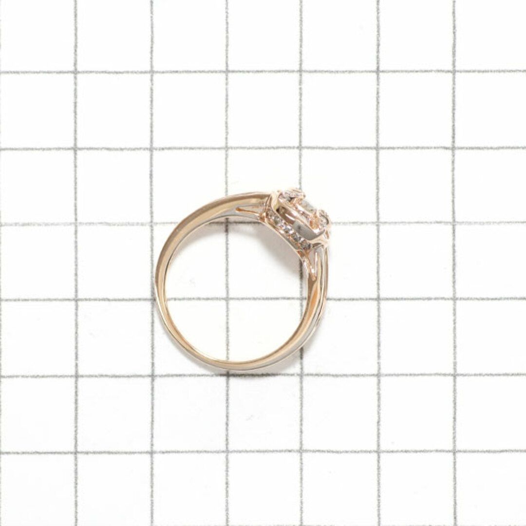 K18PG ダイヤモンド リング 0.22ct D0.65ct レディースのアクセサリー(リング(指輪))の商品写真