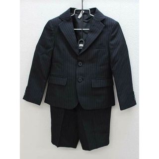 【値下げ!】♪オリバーハウス/OLIVER HOUSE♪110cm スーツ 黒系×紫 入学式 卒園式 結婚式 発表会 謝恩会 冠婚葬祭【中古】子供服 キッズ kids 男の子 612122(その他)