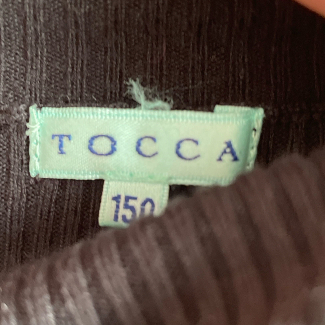 TOCCA(トッカ)のTOCCA ハイネック　黒150 キッズ/ベビー/マタニティのキッズ服女の子用(90cm~)(Tシャツ/カットソー)の商品写真