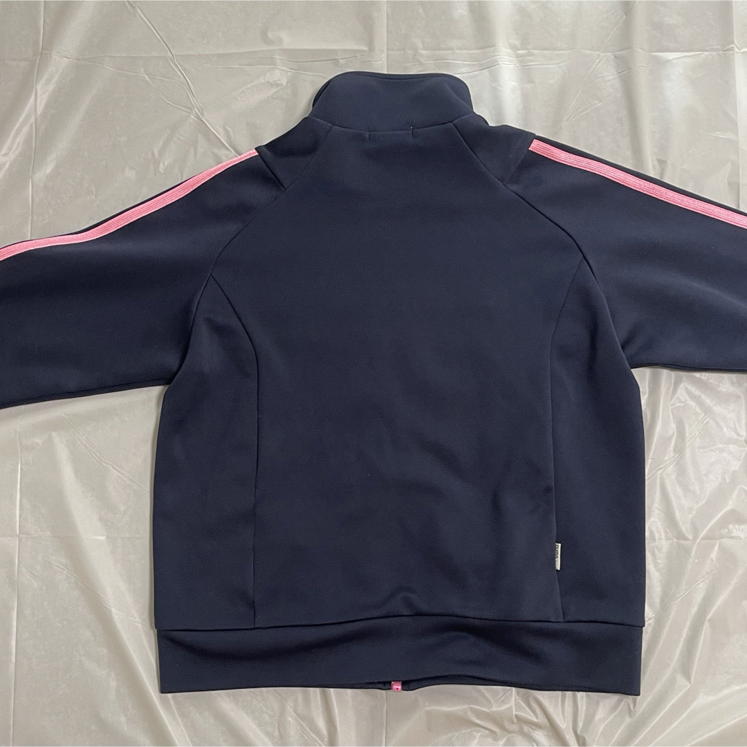 adidas(アディダス)のアディダス   ジャージ　シンプル　ネイビー　140 キッズ/ベビー/マタニティのキッズ服女の子用(90cm~)(ジャケット/上着)の商品写真