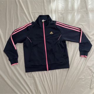 アディダス(adidas)のアディダス   ジャージ　シンプル　ネイビー　140(ジャケット/上着)