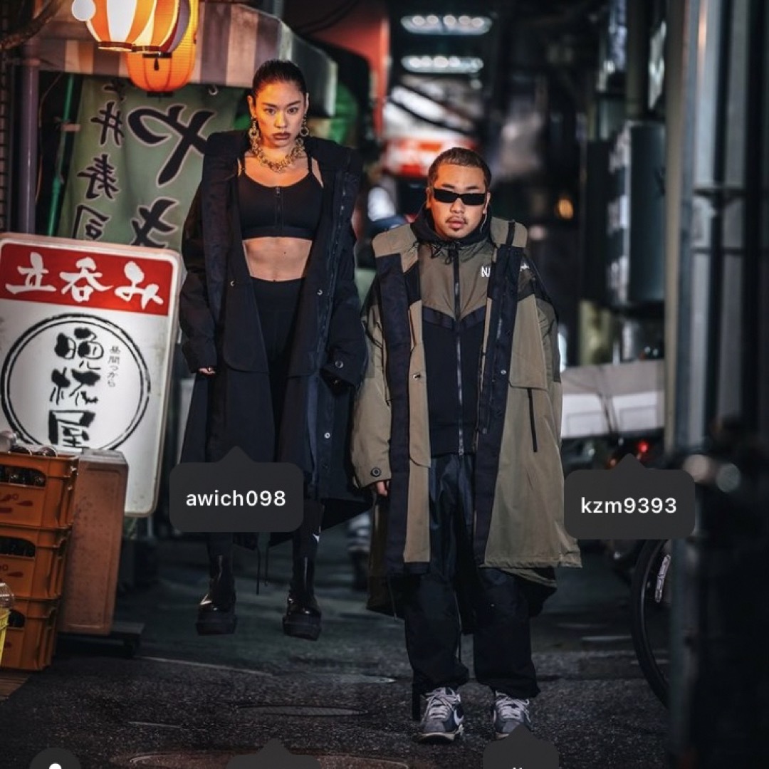 ◆ NIKE × sacai オーバーサイズ トレンチコート ◆ ◆ NIKE × sacai オーバーサイズ トレンチコート ◆