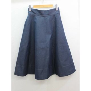 マーリエパーエフデ(Maglie par ef-de)の【値下げ】‡Maglie par ef-de/マーリエパーエフデ‡デニムフレアスカート/ミモレ丈 インディゴ レディース 9【中古】春夏秋冬 422122(その他)